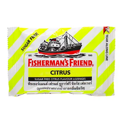 Изображение товара Карамель со вкусом мандарина и мяты Fisherman's Friend 28.6г