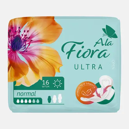 Прокладки гигиенические Aura Fiora Ultra Normal Soft 16шт