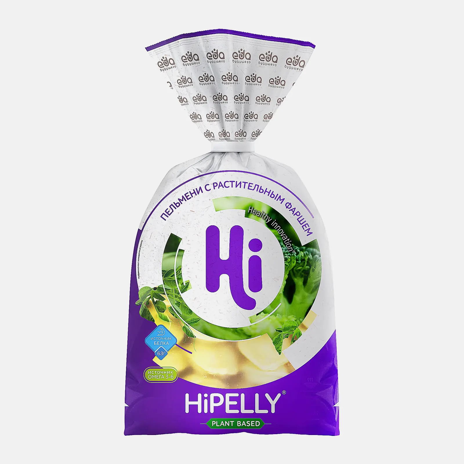 Изображение товара Пельмени Hi Hipelly С растительным фаршем