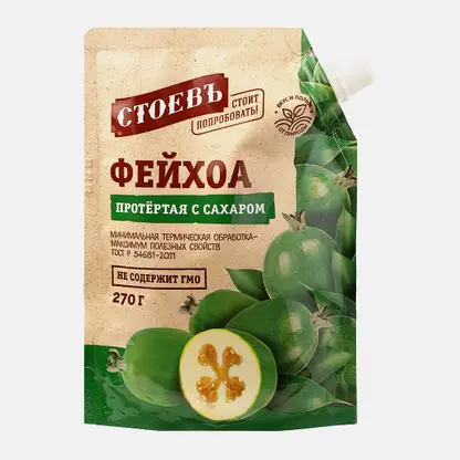 Протертая фейхоа с сахаром Стоевъ 270г