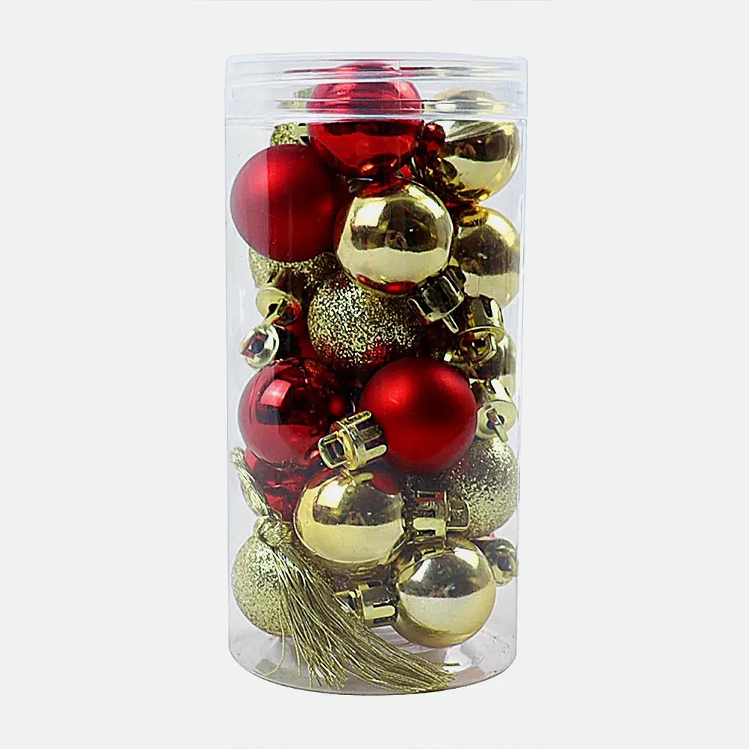 Набор елочных шаров 2.5см BA24A250MM 22шт в ассортименте