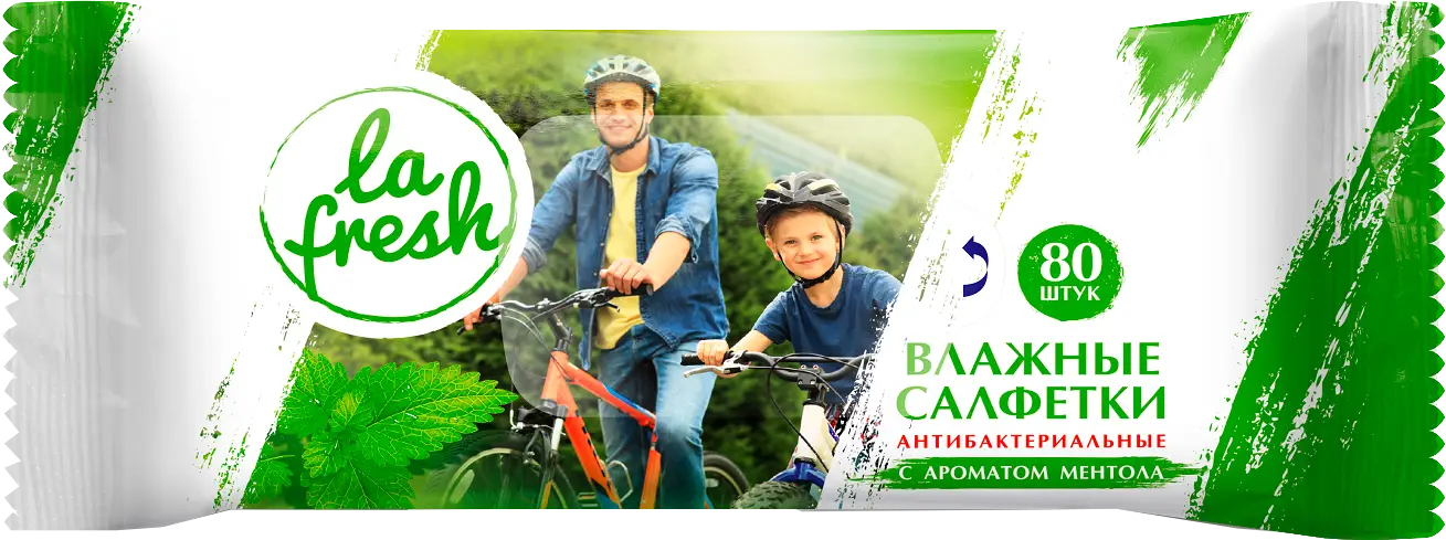 Влажные салфетки La Fresh антибактериальные 80шт