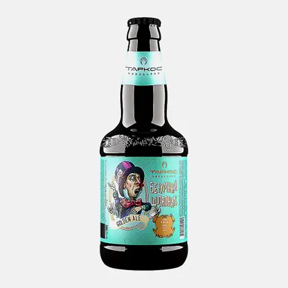 Пиво Таркос Безумный шляпник светлое фильтрованное пастеризованное 4.2% 450мл