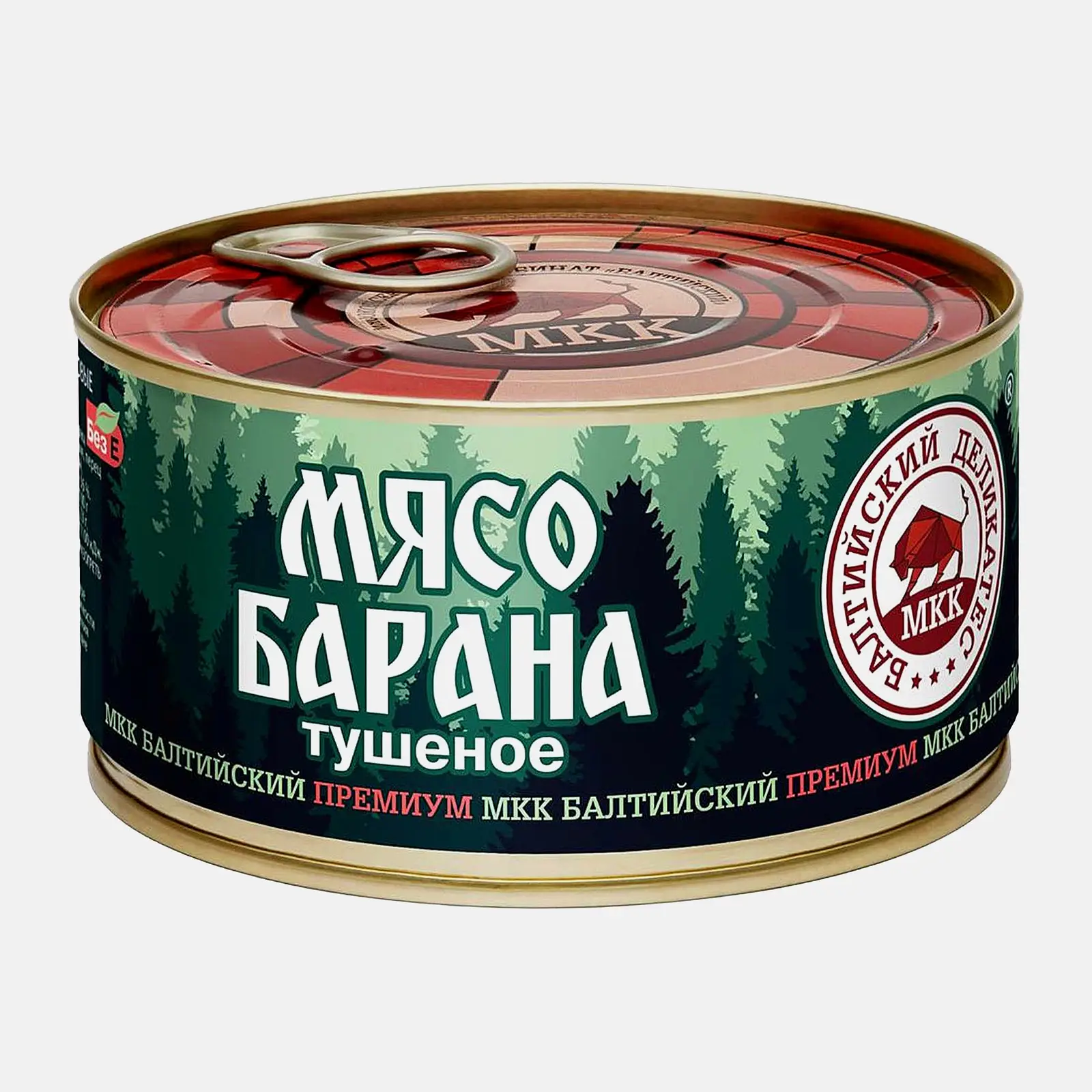 Изображение товара Мясо барана Балтийский деликатес тушеное 325г натуральное диетическое мясо консервированное