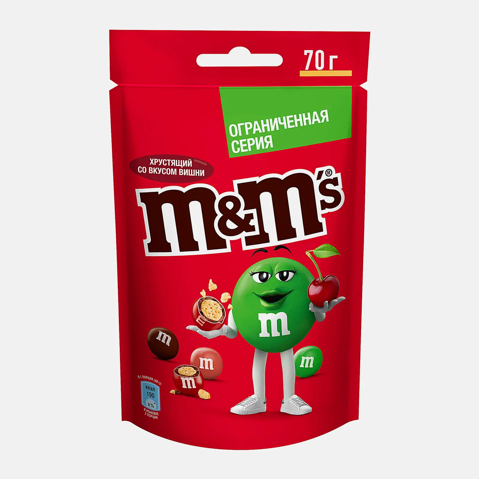 Драже со вкусом вишни M&M’s 70г