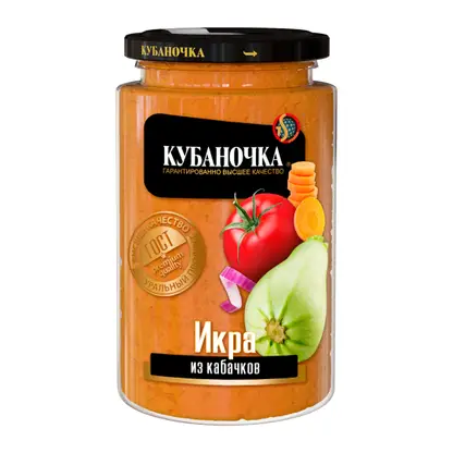 Изображение товара Икра из кабачков Кубаночка 360г