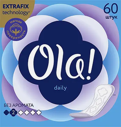 Прокладки ежедневные Ola! Daily 60шт