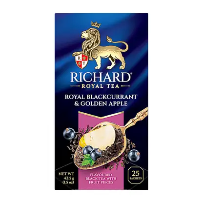 Изображение товара Чай чёрный Richard Royal смородина яблоко 25пак 42.5г