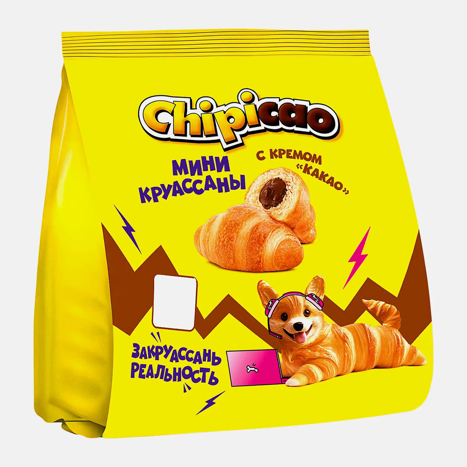 Мини-круассаны с кремом какао Chipicao 50г Мини-круассаны с кремом какао Chipicao 50г