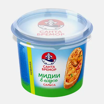 Паста из мяса мидии Санта Бремор в соусе Сальса 150г