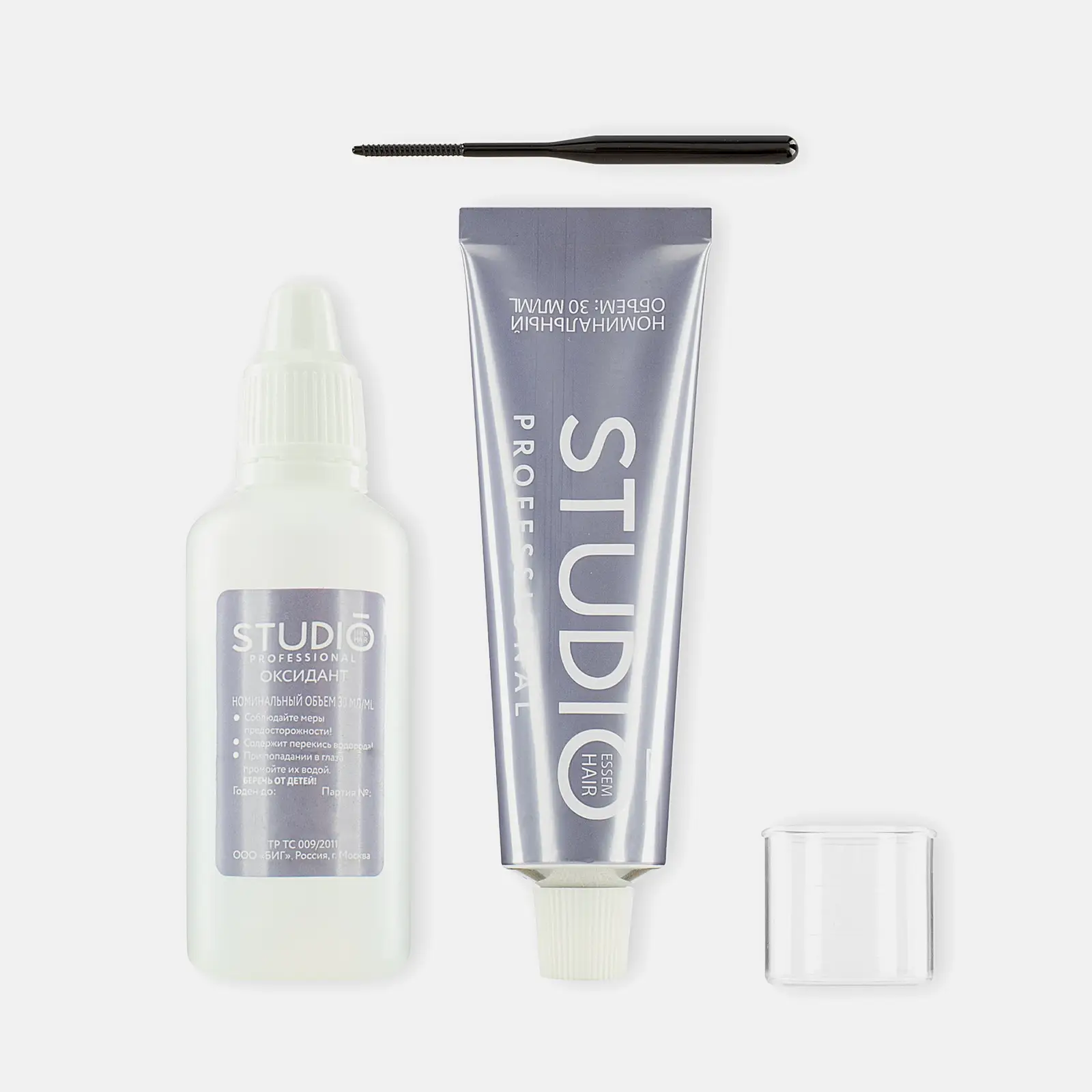 Краска для бровей Studio Professonal Коричневая 50*30мл