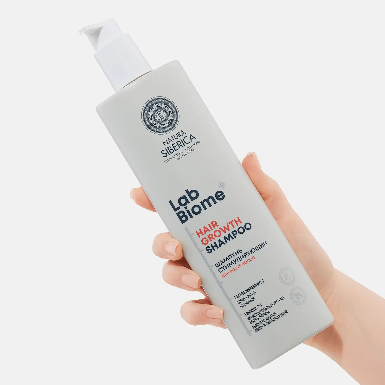 Стимулирующий шампунь для роста волос Natura Siberica Hair Growth 400мл