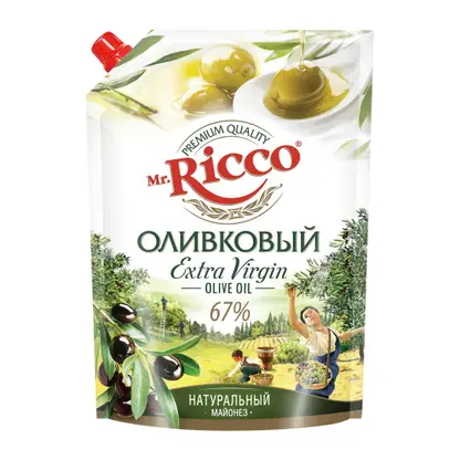 Изображение товара Майонез Mr. Ricco Оливковый 67% 750г