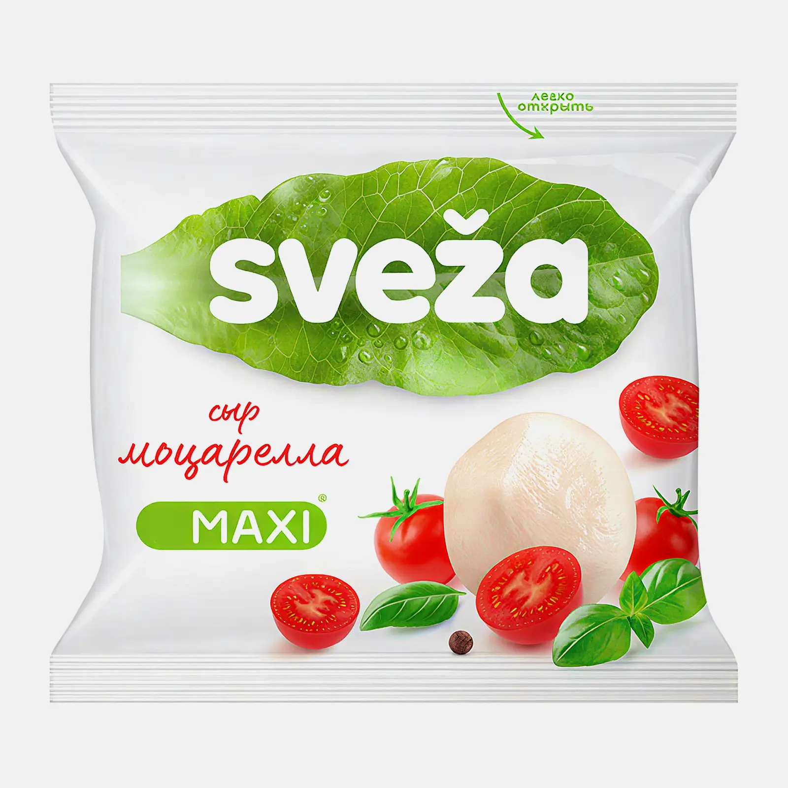 Сыр Моцарелла Савушкин Продукт SVEZA 45% вес с заливкой 250г вес сыра без заливки 100г