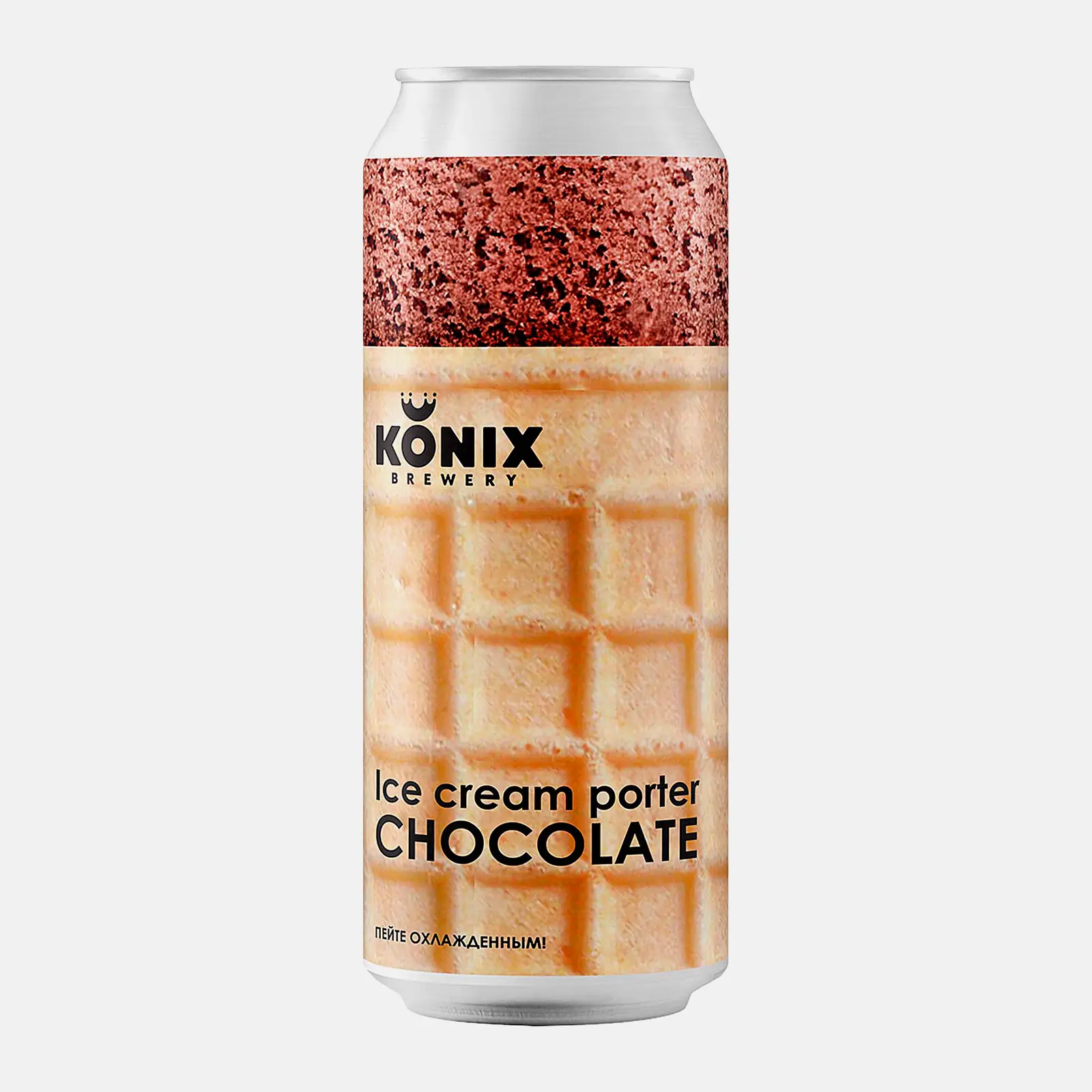 Пивной напиток Konix Ice Cream Porter Choc нефильтрованный осветленный пастеризованный 7% 450мл