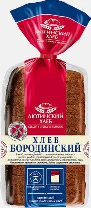 Хлеб Бородинский ржаной нарезанный 680г