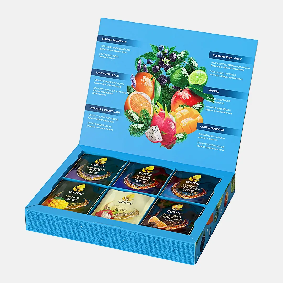 Набор чая Curtis Dessert Tea Collection ассорти 6 вкусов 30 саше