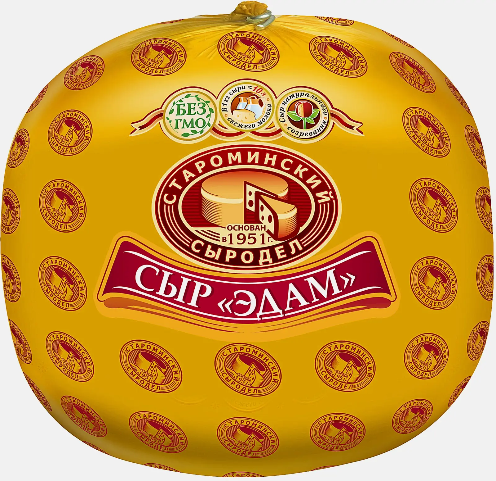 Сыр Староминский Сыродел Эдам 45% весовой