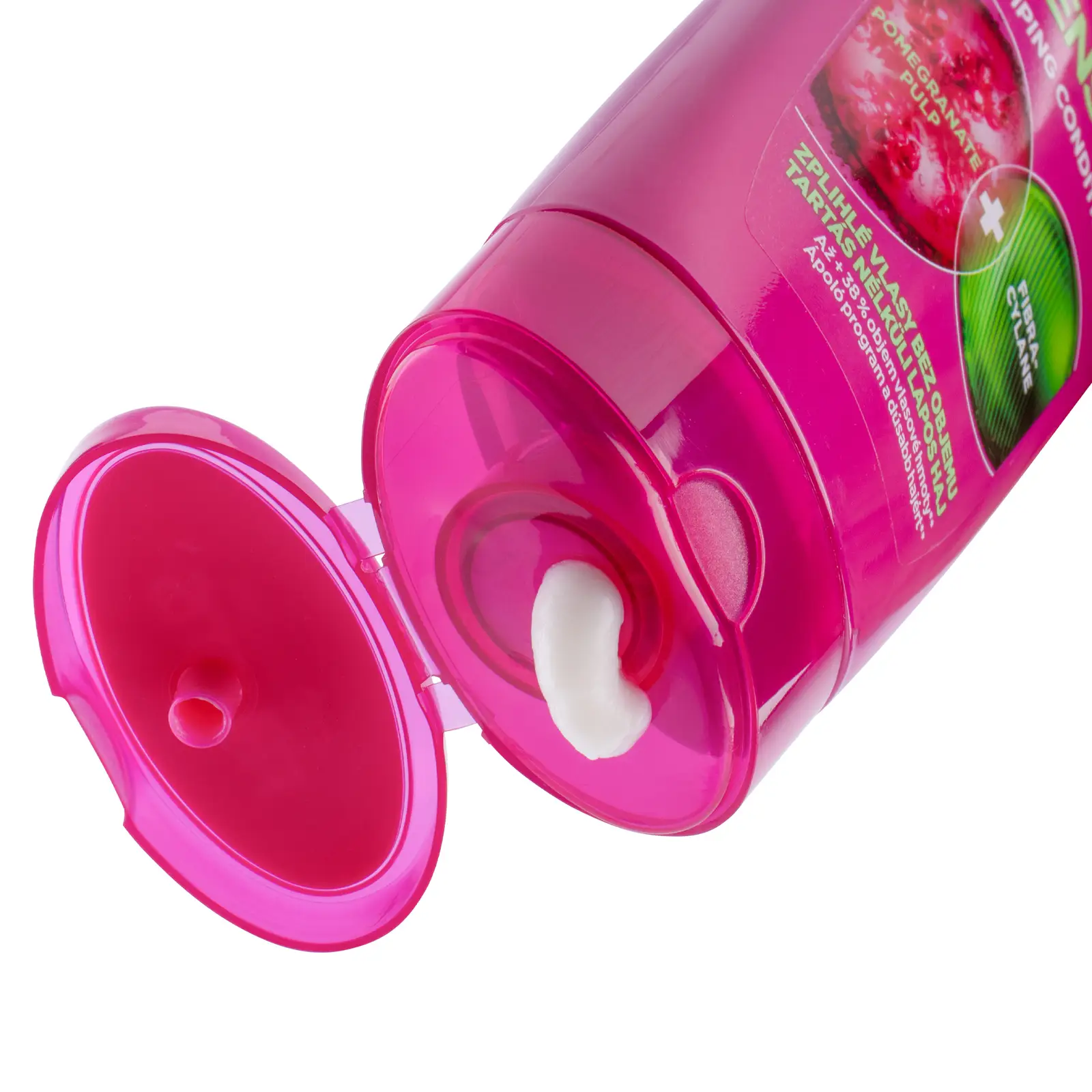 Укрепляющий бальзам-ополаскиватель Garnier Fructis Густые и Роскошные с экстрактом граната и молекулой Фибра-Цилан для волос лишенных густоты 200мл