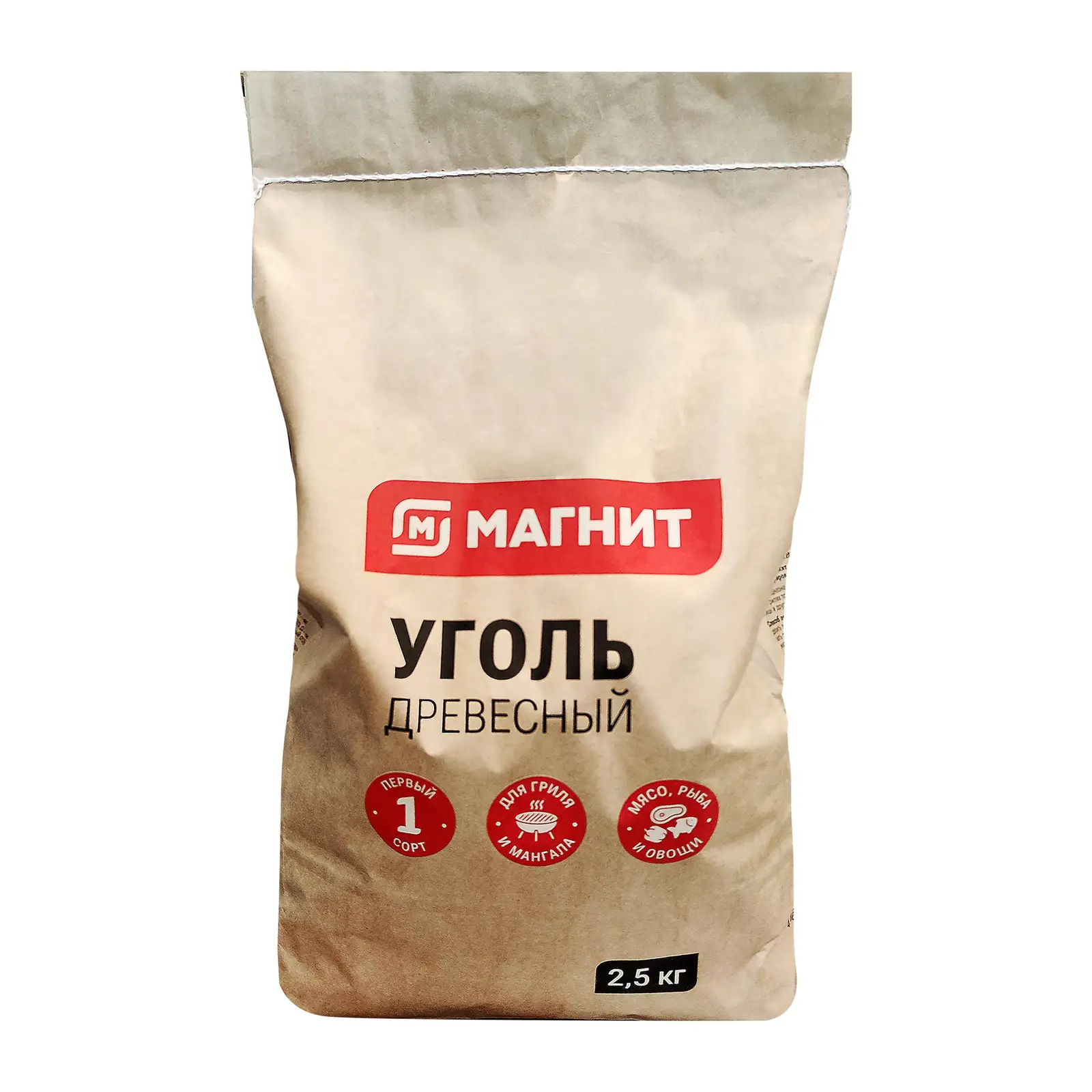 Уголь древесный Магнит 2.5кг