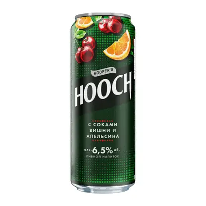 Пивной напиток с соком вишни и апельсина Hooch Super 6.5% 450мл