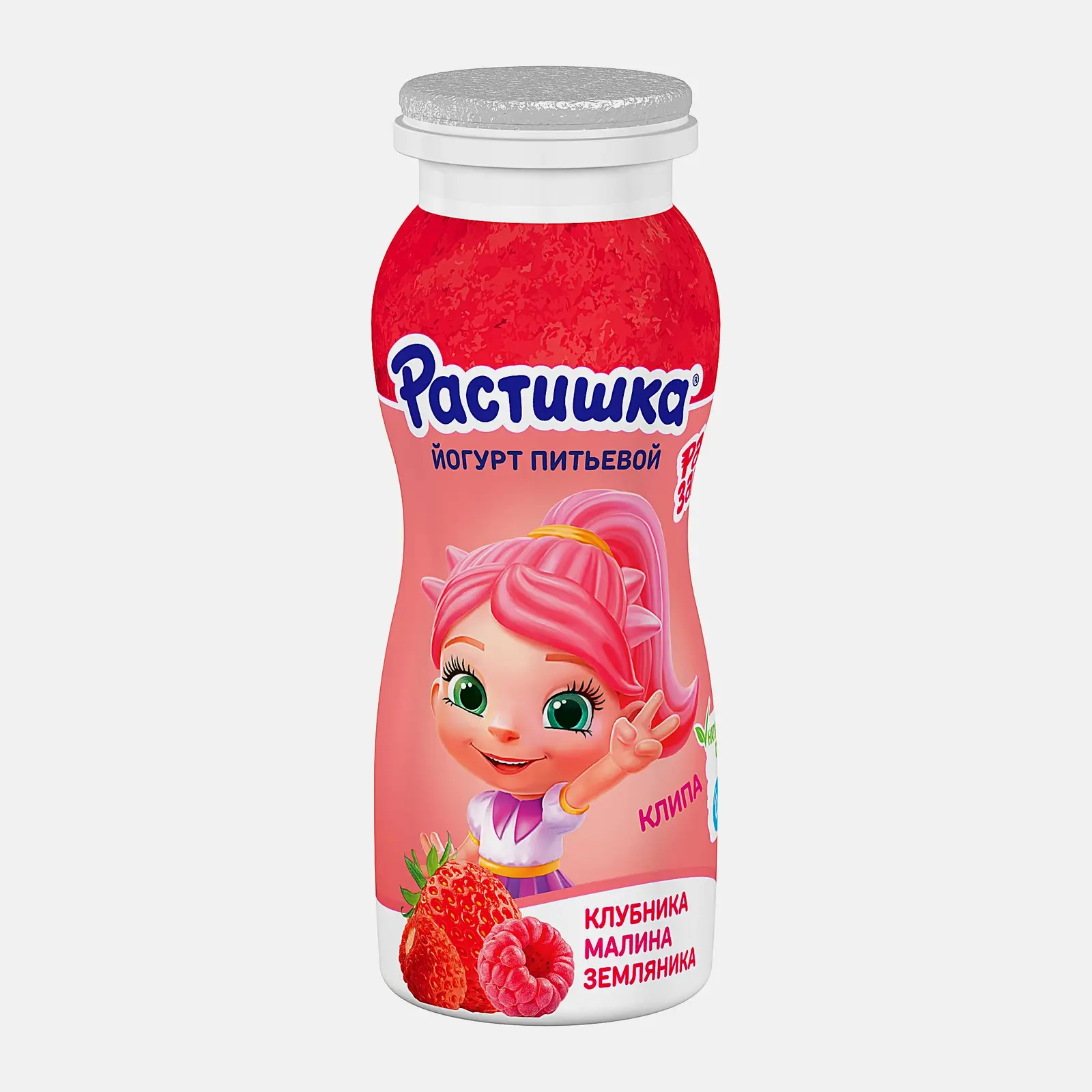 Йогурт питьевой Растишка Земляника 1.6% 90г - фото 3