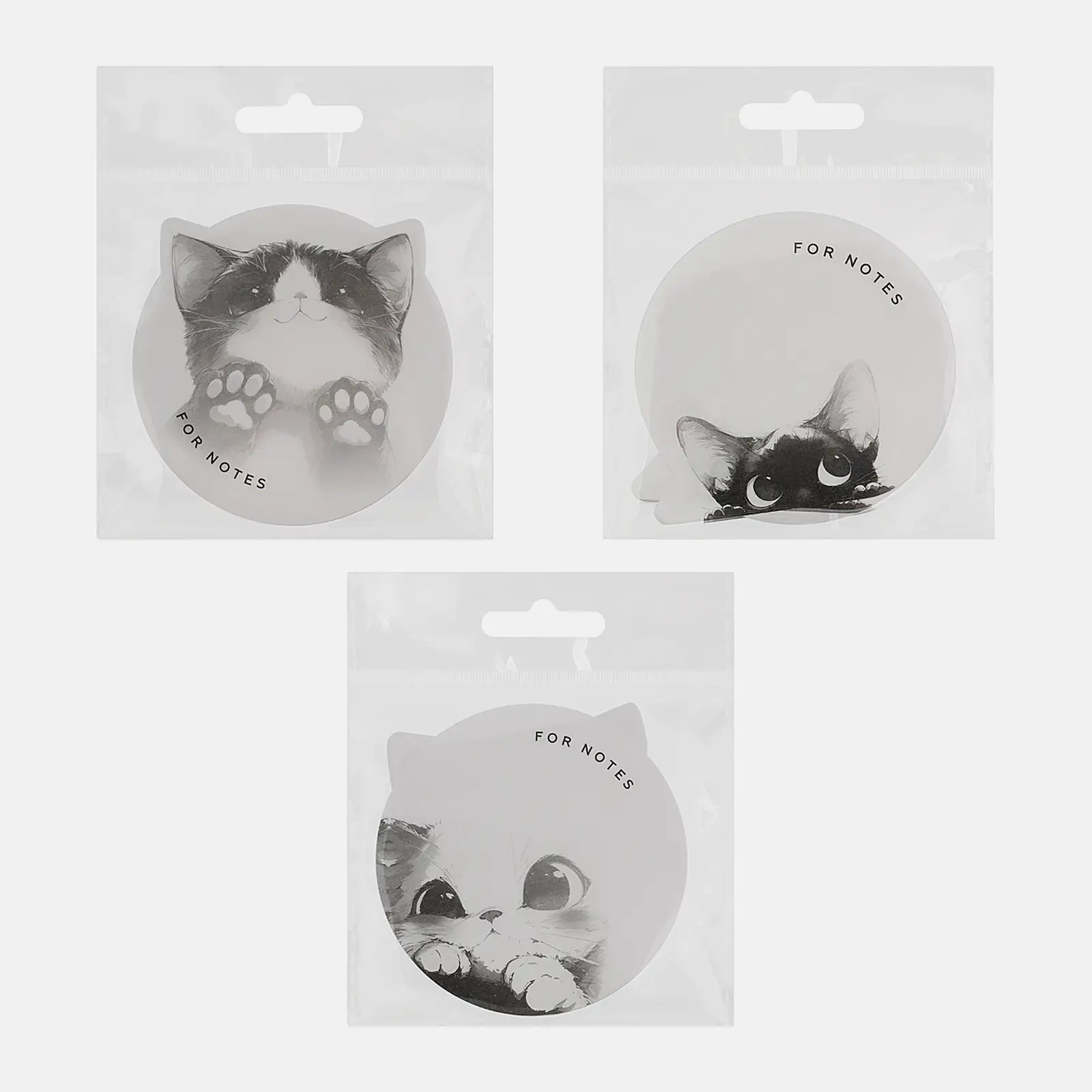 Самоклеящиеся стикеры блоки Cute Notes Meshu 40л - фото 9