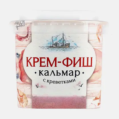 Паста Крем-фиш Кальмар с креветками 150г