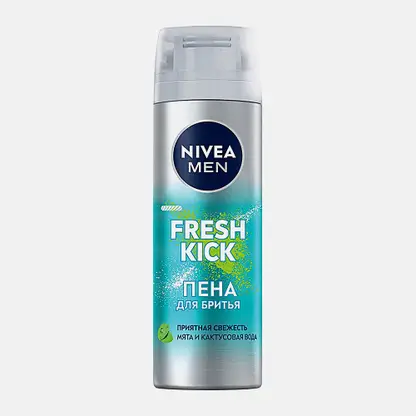 Пена для бритья NIVEA Fresh Kick 200мл