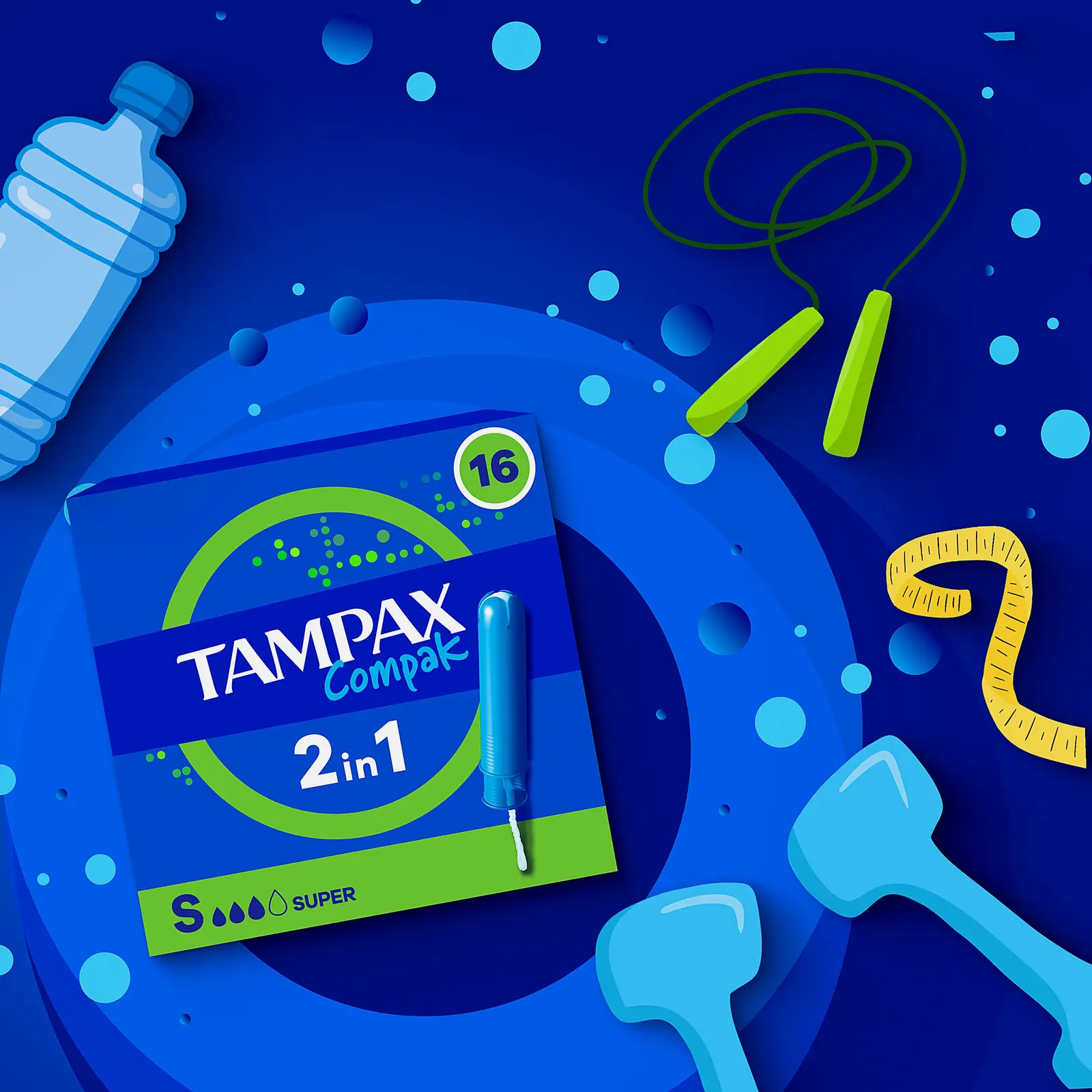 Тампоны Tampax Compak Super 16шт