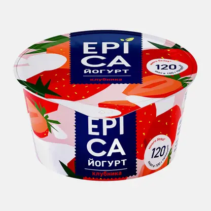 Йогурт Epica с клубникой 4.8% 130г