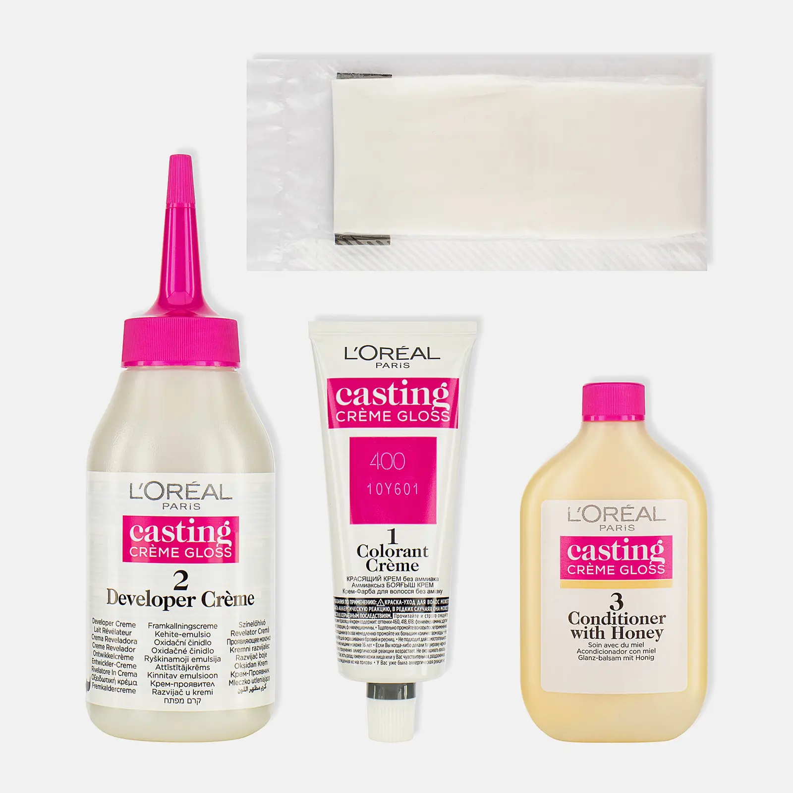 Стойкая краска-уход для волос L’Oréal Paris Casting Creme Gloss без аммиака оттенок 400 Каштан