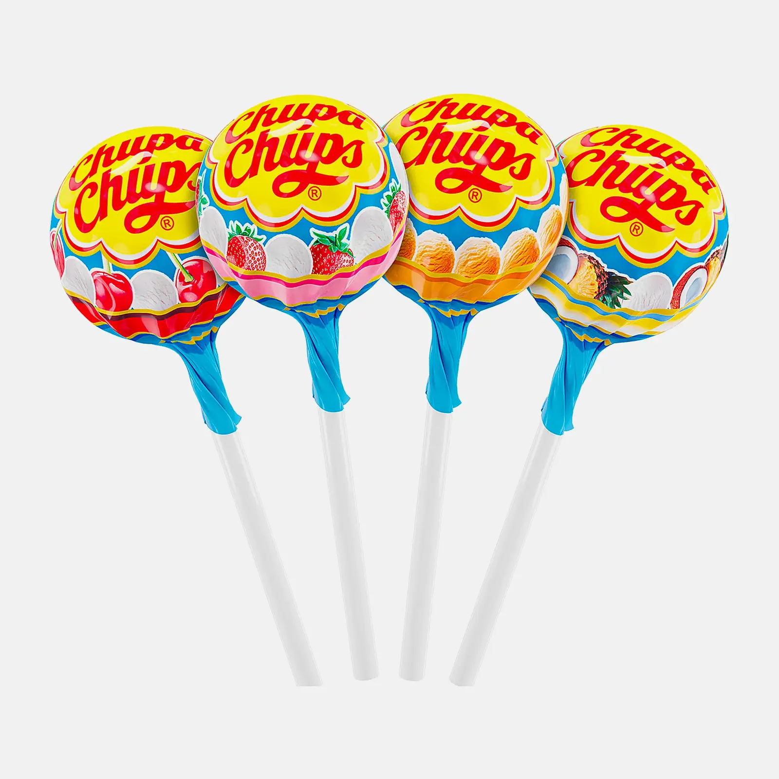 Карамель со вкусом мороженого Chupa Chups 12г в ассортименте