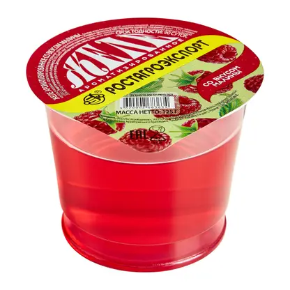 Изображение товара Желе РостАгроЭкспорт со вкусом малины 125г