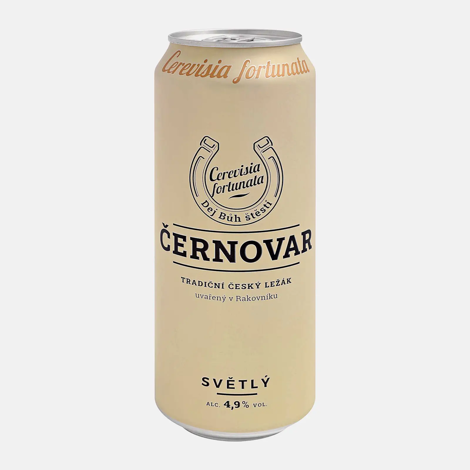 Пиво Cernovar светлое фильтрованное 4.9% 500мл