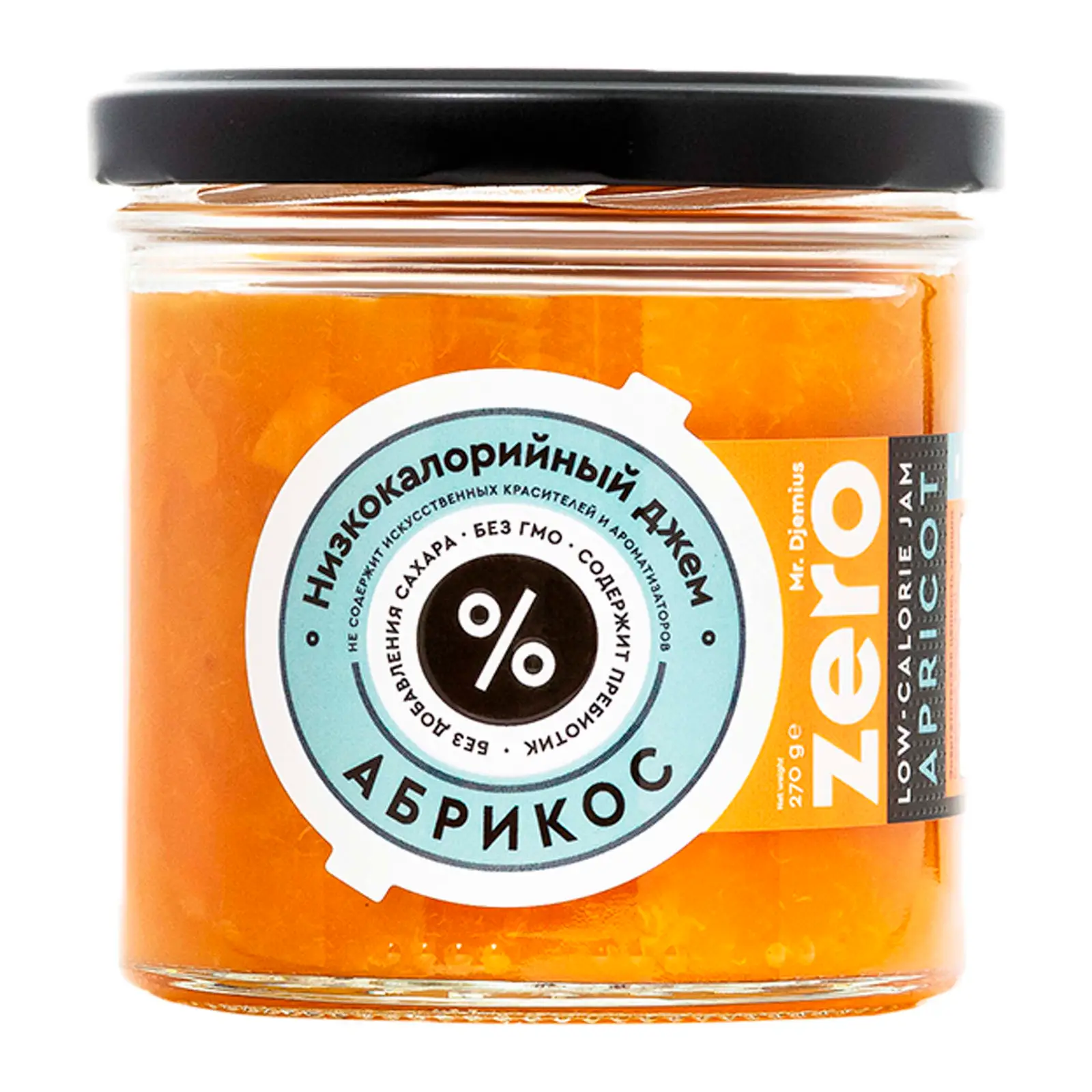 Изображение товара Абрикосовый джем низкокалорийный Mr Djemius Zero 270г