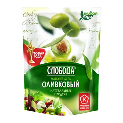 Изображение товара Майонез Слобода Провансаль Оливковый 67% 94г