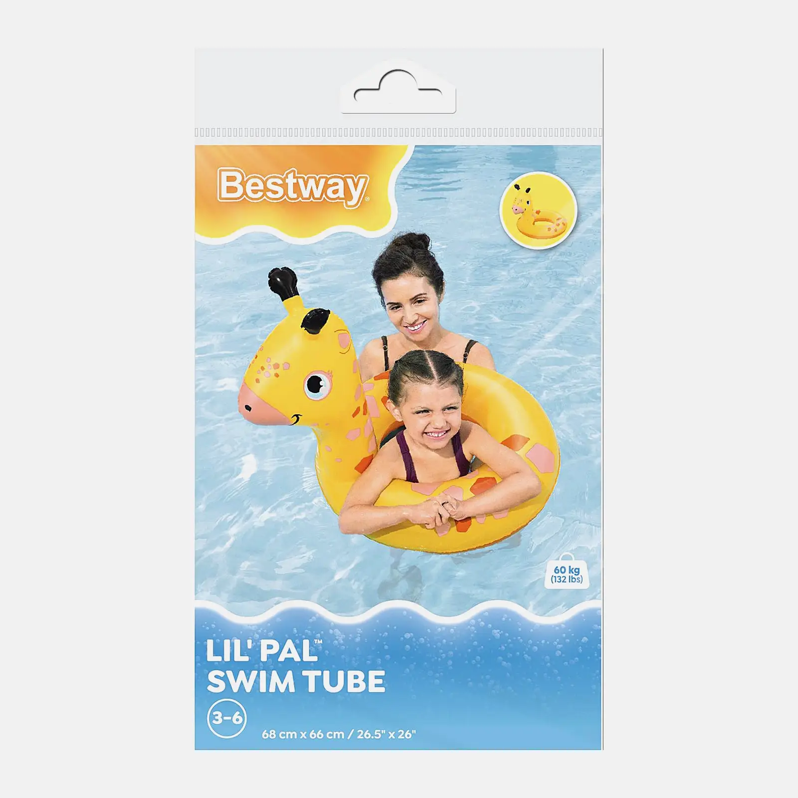 Надувной круг для плавания 3-6 лет Bestway в ассортименте - фото 3