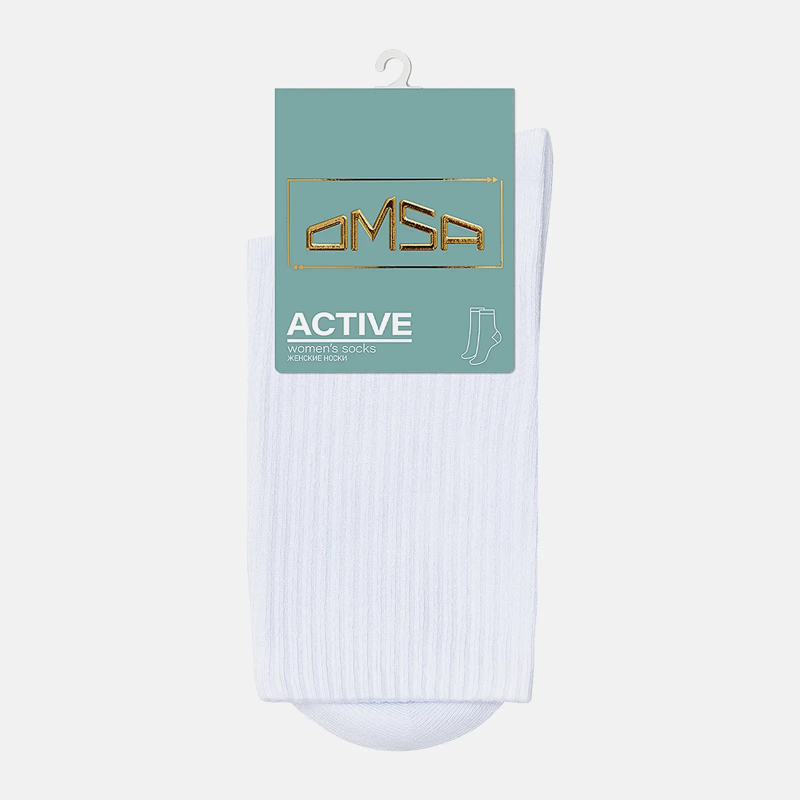Белые носки женские р.39-41 Omsa Active