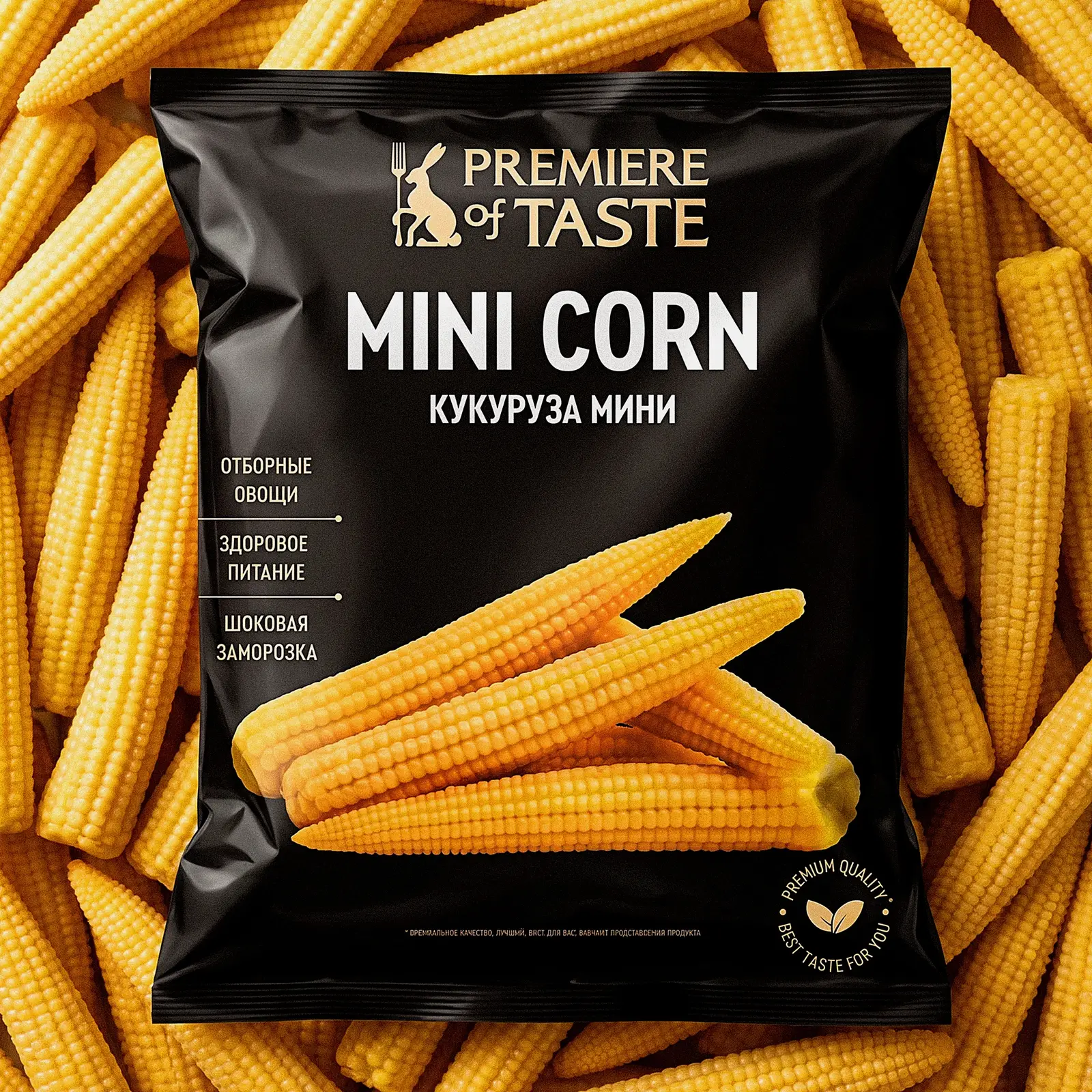 Кукуруза мини целая Premiere of taste 400г