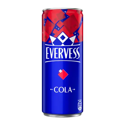 Изображение товара Газированный напиток Кола Evervess 330мл