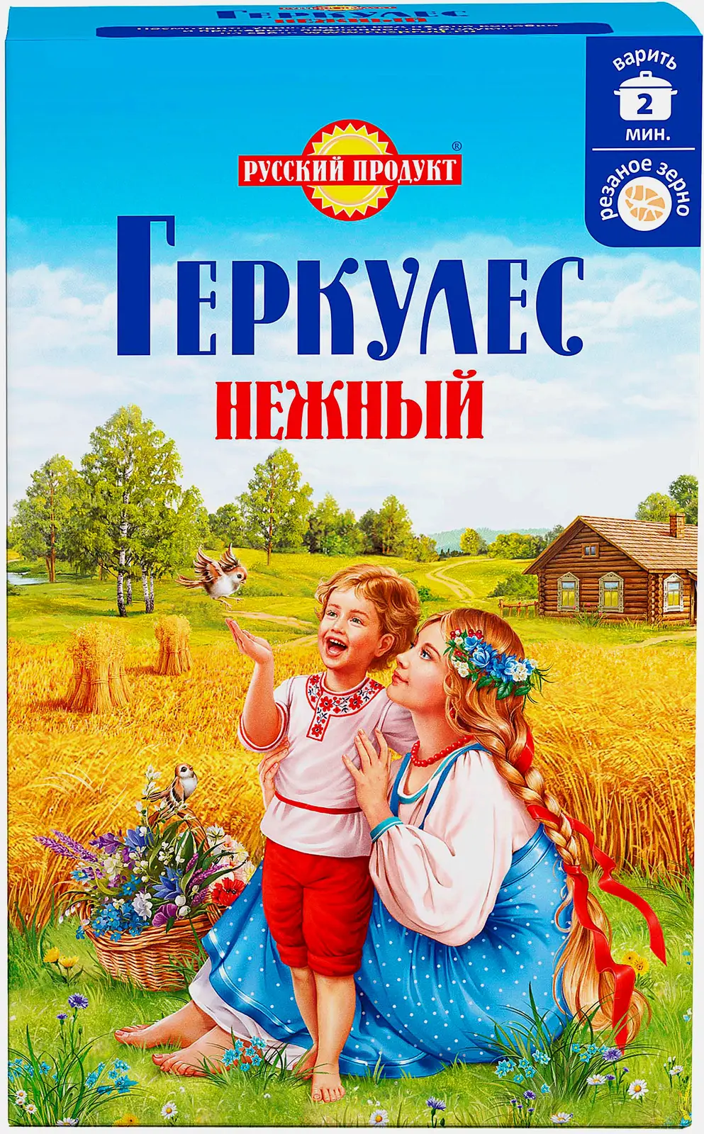Хлопья Русский Продукт Овсяные Геркулес Нежный 450г