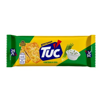 Изображение товара Крекер cо вкусом сметаны и лука Tuc 100г