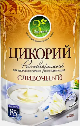 Цикорий растворимый Здравник со сливочным вкусом 85г