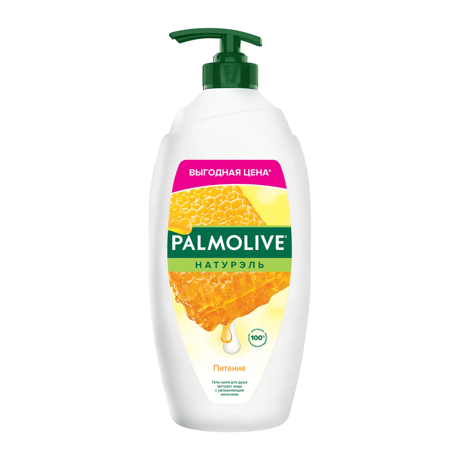 Изображение товара Гель для душа Palmolive Натурэль Молоко и мед 750 мл с увлажнением