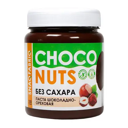 Изображение товара Паста Snaq Fabriq Шоколадно-ореховая 250г