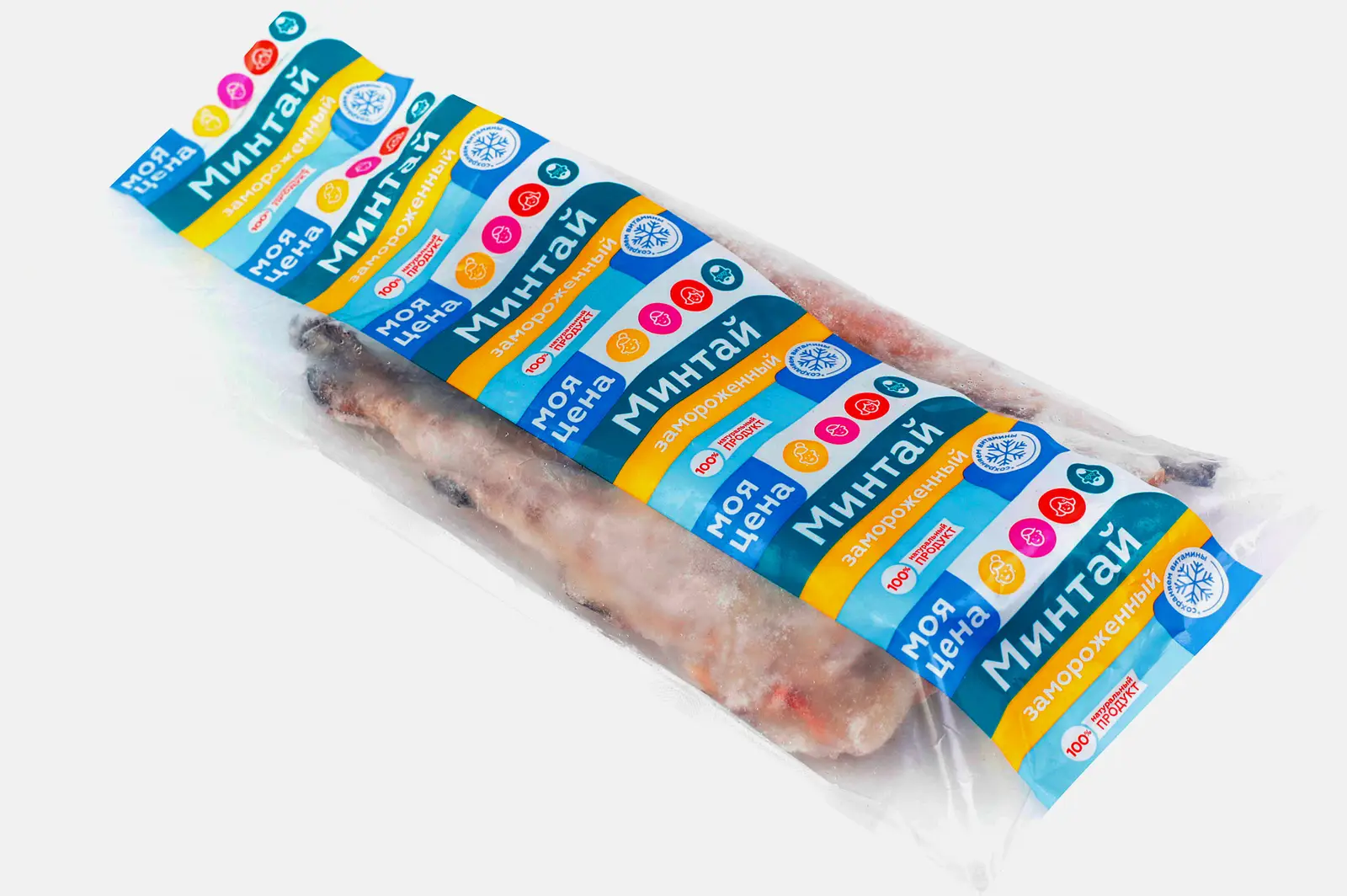 Изображение товара Минтай 800г свежемороженая рыба Моя цена для диетического питания