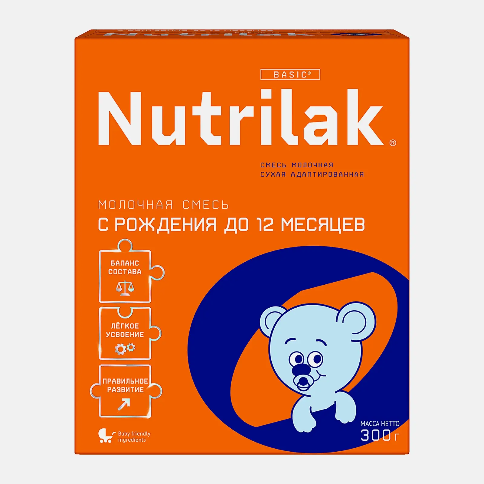 Изображение товара Детская молочная смесь Nutrilak 0-12 месяцев 300г для правильного развития Изображение товара Детская молочная смесь Nutrilak 0-12 месяцев 300г для правильного развития