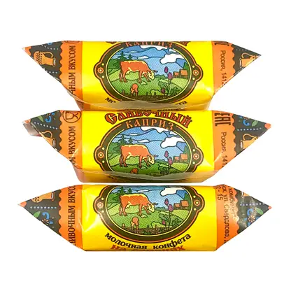 Изображение товара Конфеты молочные ассорти на сливках Сливочный каприз