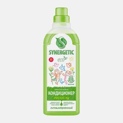 Кондиционер для белья Synergetic Райский сад 1л
